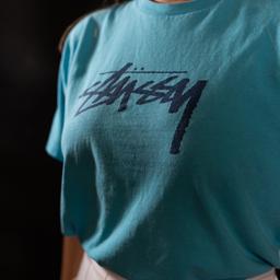 Stussy Blue T-Shirt
Worn, blue t-shirt. Stussy logo in great condition.