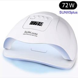 FREE DELIVERY 

72W SUNX5 plus
Package List:
1 * Nail Lamp
1 * Plug
1 * User Manual