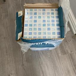 2 boxes square blue and white tiles
collection only CH43
free