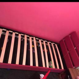 single pink bed-does have a matress but its not the best condition bed is all dismantled and ready to go! collection only! no picture collectors and no time wasters. Free to collector