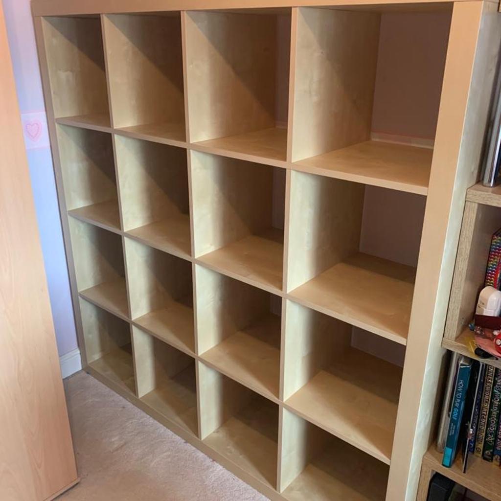 IKEA KALLAX Storage/Shelving unit, oak effect in B77 Tamworth for £60.