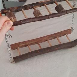 Hanging wooden bridge/ climbing toy for small animals.
Like new, used very briefly.
Collection from Finsbury Park N4 2NG