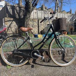 Used
Approximate Weight (KG) : 14.6kg
Tyres : Kenda K197 Smooth Roll Tyres
Groupset : Sturmey Archer 5 Speed
With basket and bell