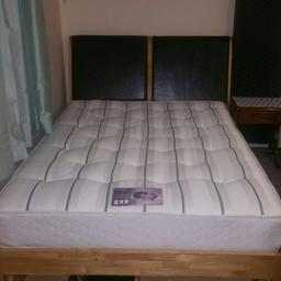 lovely double bed nearly new dreams mattress with draw collect from rochester