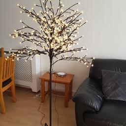 Over 5ft blossom tree, mains powered can be used indoors or outdoors. Collection only