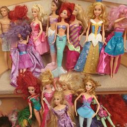Über 30 verschiedene Puppen...Barbie,Ken uvm. Einige Kleidungsstücke wären auch dabei.
Abholung nach Absprache unter Einhaltung der gesetzlichen Vorschriften. 
Fragen werden schnellstmöglich beantwortet. 
Der Preis ist VB
