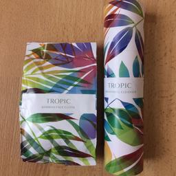 Brand new (unwanted gift), 120ml smoothing cleanser and bamboo face cloth in beautiful tropical packaging. Retail price is £18 (cleanser) and £5 (face cloth). Collect from Kingston KT1 or pay postage.