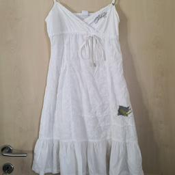 Weißes Sommerkleid /Kleid
- Marke: O'Neill
- Größe : S
- mit Schnürband unter der Brust
- cooler zipfeliger/fransiger Schnitt

Keinerlei Mängel!
Sehr guter Zustand!

Zzgl Versand!
Privatverkauf, keine Garantie, Gewährleistung sowie Rücknahme!


#oneill #sommer #goa #hippie #boho #ethno #psy #weiß