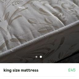 king size mattress only 6 months old £900 mattress forces sale , pick up or deliver local cw72et