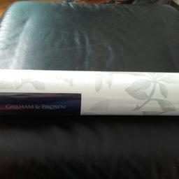 5 Rolls Brand New Graham and Brown Flowered Wallpaper with silver effect .Collection