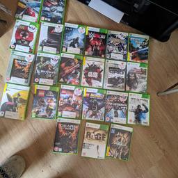 Xbox 360 games, open to offers