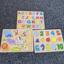 set of 3
one board "animal" has crocodile piece missing
all 3 for 5.50