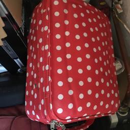 Red poka dot in excellent condition