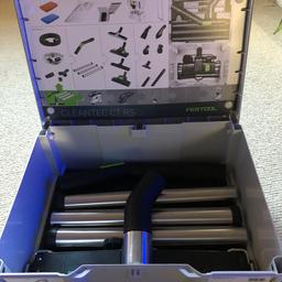 Festool hoover/extractor set in 3rd generation systainer two. Only tested once, bought as a novelty and didn’t work well on my really rough uneven workshop floor! Will go back to a broom 😂 £130 ovno, will post at buyers expense through PayPal