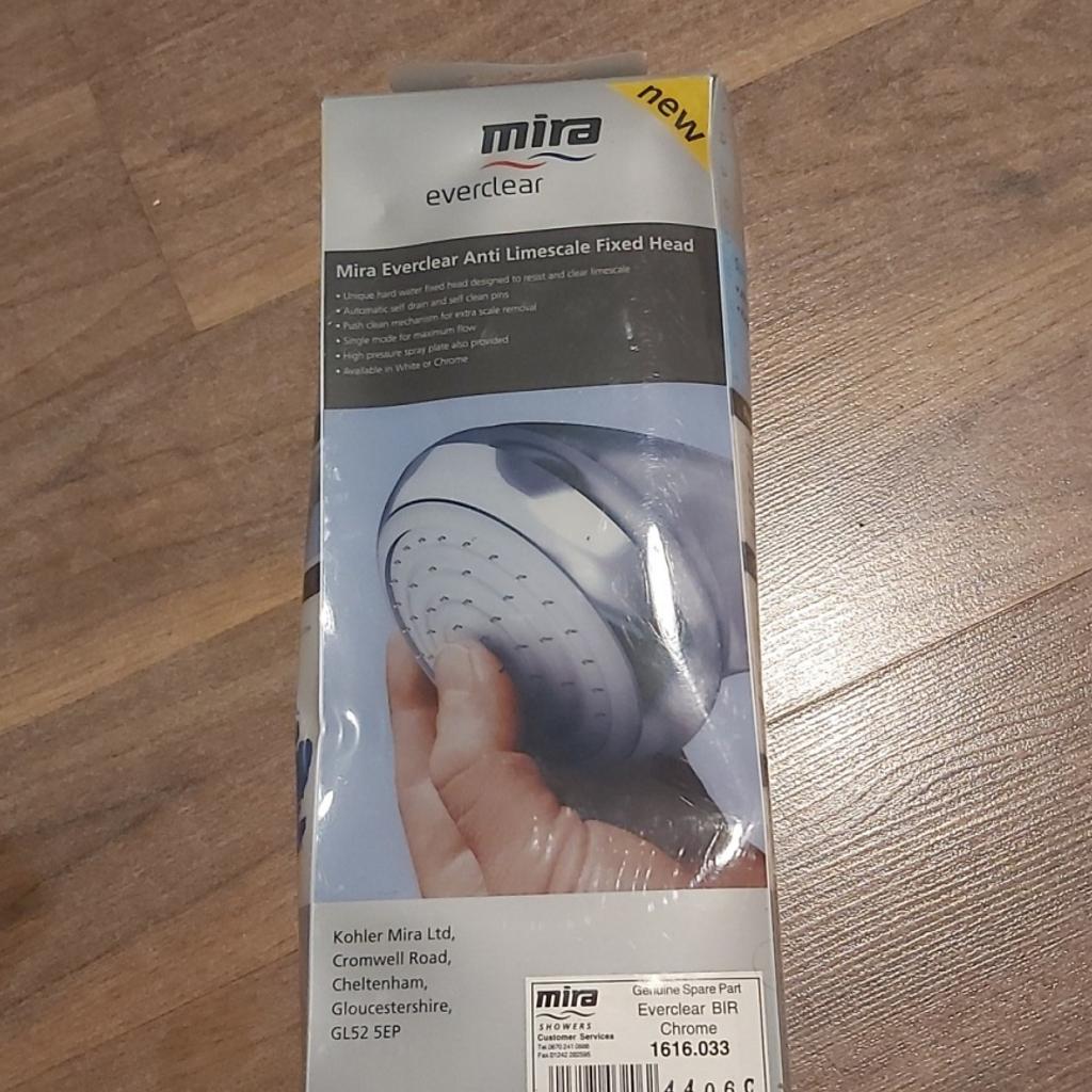 Mira Everclear Single Spray Fixed Shower Head in EN3 London für £ 30,00