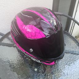 Scorpion Exo Air 410 Pink/Black size XS 54CM in very good condition slight scratch on visor

£40