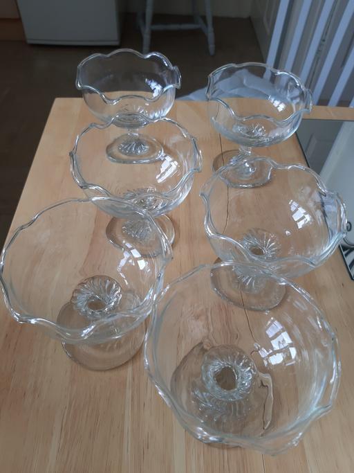 Buy & Sell West Midlands Wolverhampton - Photos for Set of 6 sundae glasses