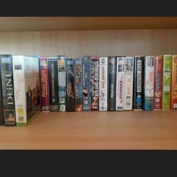 Hallo zusammen habe sehr viele VHS Kassetten. Auf dem Bild sind nicht alle zu sehen.

Würde mich freuen wenn die einen neuen Besitzer finden.

An selbst abholer