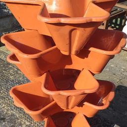 5 tier stackable strawberry planters. used, good condition. Collection from S6
