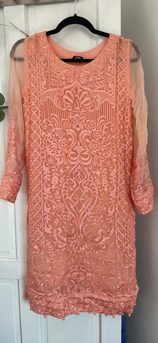 Buy & Sell Slough Farnham Royal - Slough - Photos for Peach embroidered shirt dupatta