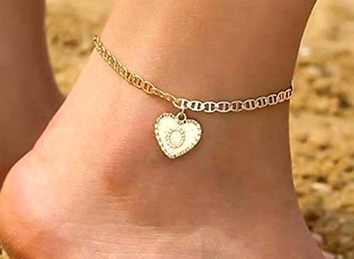 Buy & Sell South East London Horn Park - South East London - Photos for Anklet with heart charm and initial