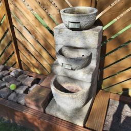 garden water feature, selling due to renovation, I've only used a couple of times, collection only S63 Wath Upon Dearne, needs a clean but still working order
Thanks