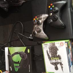 with 2 pads and games an headset that's been unused just opened the box 

son wants to sell to put towards another console 

£60 or nearest offer