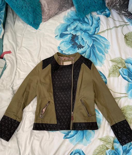 Buy & Sell Swansea - Wales Clase - Swansea - Photos for Khaki and Black leather short jacket