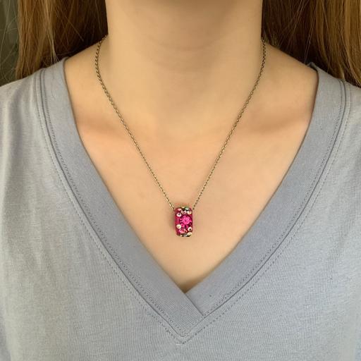 Buy & Sell Somerset North Somerset - Photos for Fuchsia Ring Style Pendant Rolo Necklace Barb