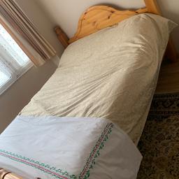 Good condition,
Mattress included,
Empty space underneath
