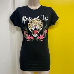 Lipsy black leopard top

Size L would fit a size 12 best 

Very Y2K 90s 

#Summer21