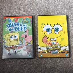 Spongebob squarepants DVD’s movie & series