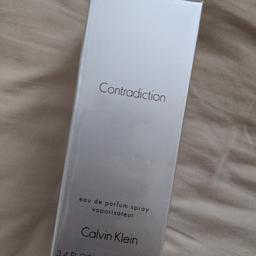 Calvin Klein contradiction, brand new in packaging, was an unwanted Christmas gift. 100ml bottle eau de toilette.