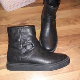 black biker style boots from Next. Worn once but are too flat for me. Fab condition. Pick up only sorry I don't post. May deliver very locally.