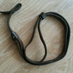 WW2 German leather mp40 sling marked good condition

Please be aware I'm selling some of my items from my home in the UK and some from my home in Bulgaria, This is being sold from Bulgaria, If you have any questions please feel free to
contact me.  Postage:£8.00