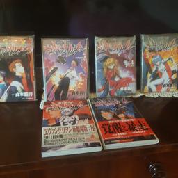 vendo come da foto i numeri 3,4,5,6,7,10 del manga Evangelion in giapponese,in perfette condizioni