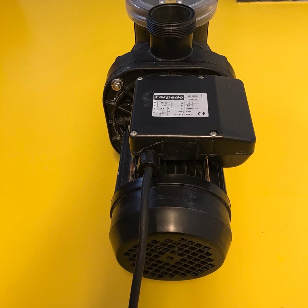 Poolpumpe 15,5m3/h 230V Torpedo SA100M in 4941 Mehrnbach für € 115,00 zum Verkauf Shpock AT