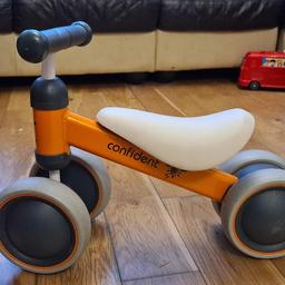 Used but excellent condition. Some scuffs to wheels where used on pavement. 

For toddlers..1-2.5yrs

Dartford collection only.