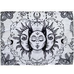 ⚪️Size: 95x70 cm approximately.
⚪️Colour: As seen in picture.
⚪️Weight: 65 gm approx.
⚪️Material: 💯% Polyester.
⚪️Usage: Wall Tapestry, Wall Art, Yoga Deco, Meditation Backdrop, Wall Hanging, Throw, Beach Picnic Throw, Home Decor, Deco For Witchy Corners In Your Room.
⚪️Washing: Hand/Machine Wash Separately in Cold Water or Dry Clean.
⚪️Ref: Sun White.

Brand New Indian Style Sun Moon Wall Tapestry Wall Hanging Dorm Decor Witch Witchy