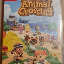 nintendo switch game. animal crossing new horizons. in like new condition. from a clean smoke and pet free home