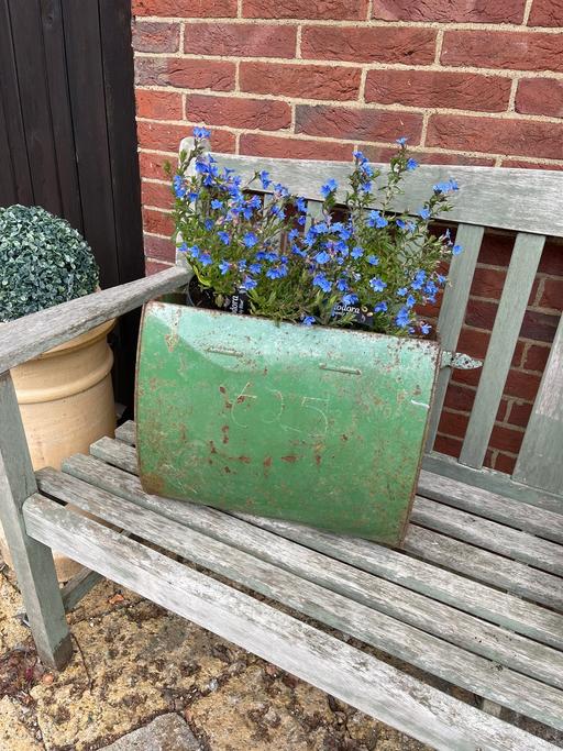 Buy & Sell Kent Maidstone - Photos for vintage old mower bucket planter pot prop