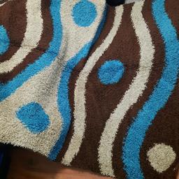 Rug in blue & brown colour, size 160-230cm in great condition.
selling due to redecorating living room
From a smoke free home
aopen to reasonable offers