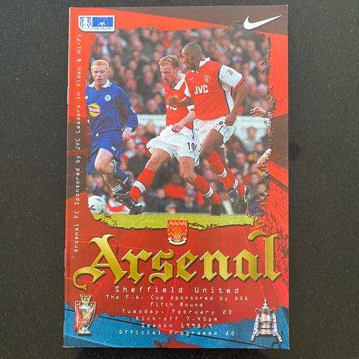 Buy & Sell Bexley Barnehurst - Bexley - Photos for Arsenal v Sheffield Utd Football Programme Re