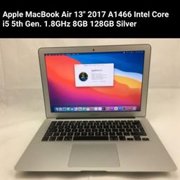Apple MacBook Air 13" 2017 A1466 Intel Core i5 5th Gen. 1.8GHz 8GB 128GB Silver
Good condition battery cycle 203