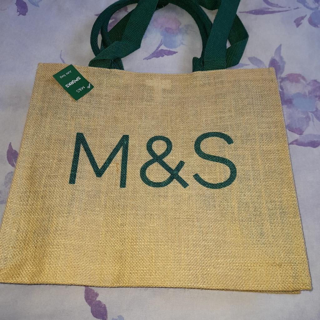 M&s sparks jute discount bag