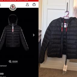 Item till available on Moncler official website but size 14 is sold out on most of online website.

Brand new with tags and I have purchase record.

Open for offers and I can send you more photos or video if you wish