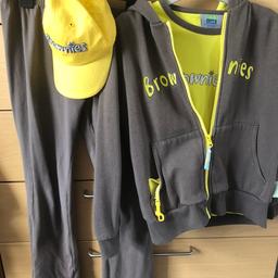 Brownies uniform comprising of t-shirt, hoody, leggings and cap. Tops are size 30” chest, leggings 26” waist and hat size 53cm. Collection only from Dudley DY1 - Sorry no delivery or posting. Check out my other items.