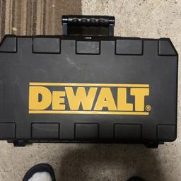 Dewalt hammer drill for sale. 
Drilled in a couple of holes. 
That’s all. 
New £350