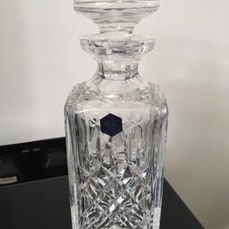 O P E N   T O   O F F E R S

Crystal glass Decanter.
• Excellent condition.
• Would need to be collected as heavy and wouldn’t want to risk it smashing if sent in the post.