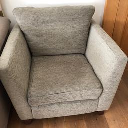 Grey/beige M&S armchair. In good condition although one cushion seam needs repairing.
Size; 80cms wide, 83cms deep & 75cms tall. Available from 24th April.
Collection only.